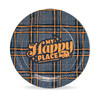 Life is Better at the Campsite Paper Plates, Small, My Happy Place, Dk Blue Plaid