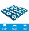 Life is Better at the CampsiteFleece Blanket, Blue, Queen