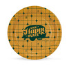 Life is Better at the Campsite Paper Plates, Small, My Happy Place, Yellow Grid