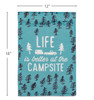 Life is Better at the Campsite Yard Flag, Sketch