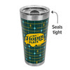 Life is Better at the Campsite 20 oz. Wrapped Tumbler, Green Grid