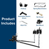 Eaz-Lift Elite Weight Distribution Hitch Kit with Forged Shank - 1,200 LB