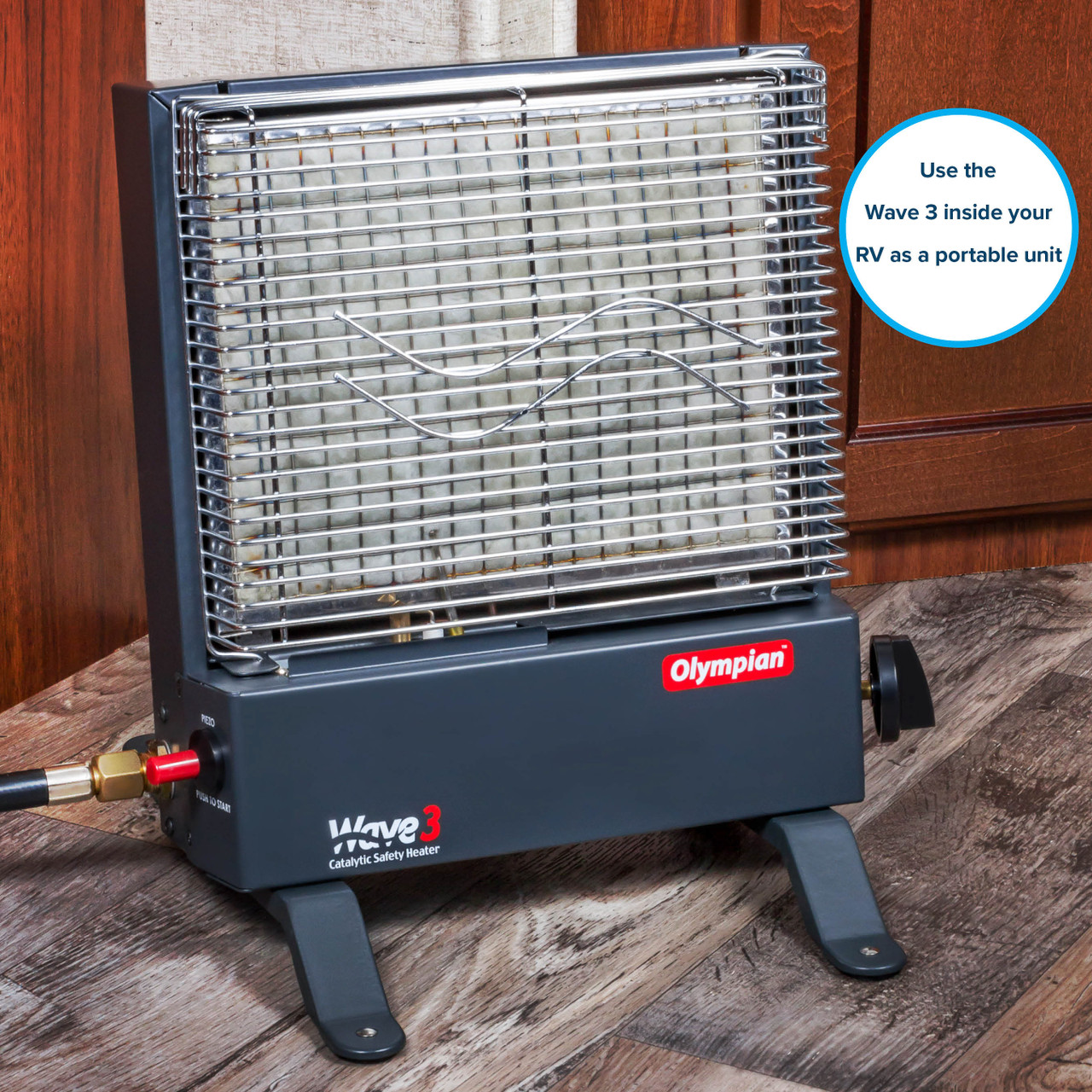 Olympian Wave 3 Catalytic Safety Heater, 3000 BTU Camco Outdoors