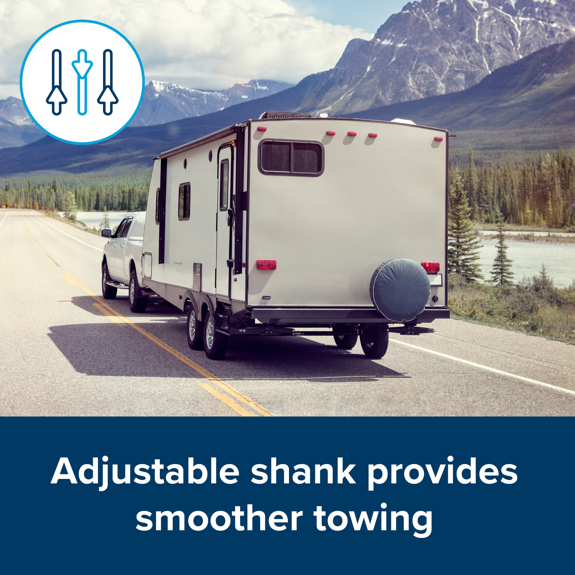 EazLift Elite Weight Distribution Hitch Kit 1200 LB Camco Outdoors