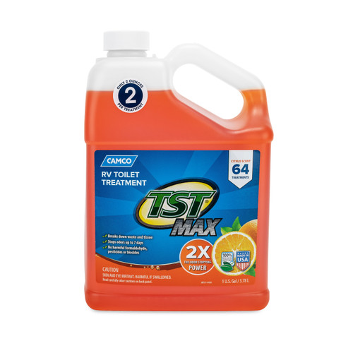 TST MAX Orange RV Holding Tank Toilet Treatment - 1 Gallon