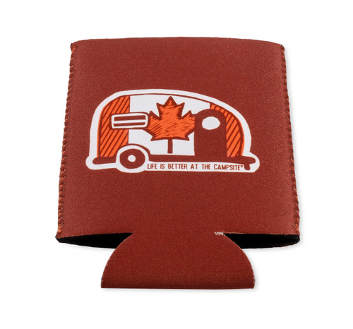 Life is Better at the Campsite Can Holder - Canada Flag