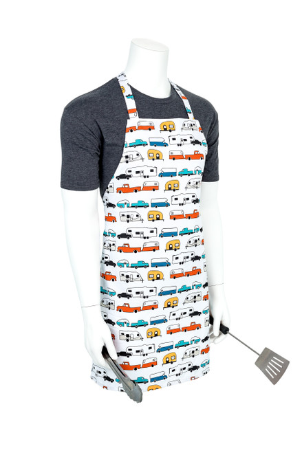 Life is Better at the Campsite RV Multi Patterned Apron