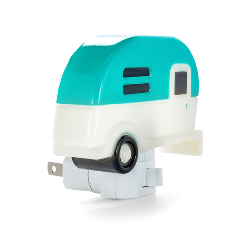 Life is Better at the Campsite Camper Nightlight - Blue