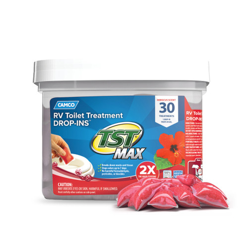 TST MAX Orange Toilet Treatment Drop-INs - 30 Count - Camco Outdoors |  Camco Outdoors