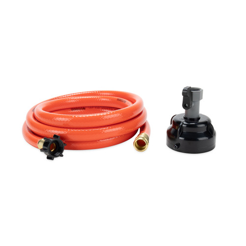 Rhino RV Clean Out Hose with Rinser Cap - 10 ft