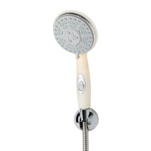 Camco Shower Head with On / Off Switch - Off-White