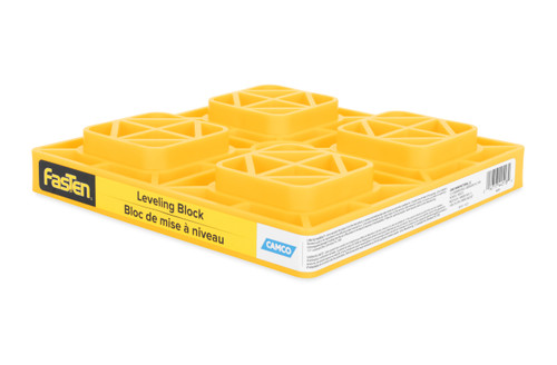 FasTen Leveling Block, 2x2,Yellow, Single (E/F)