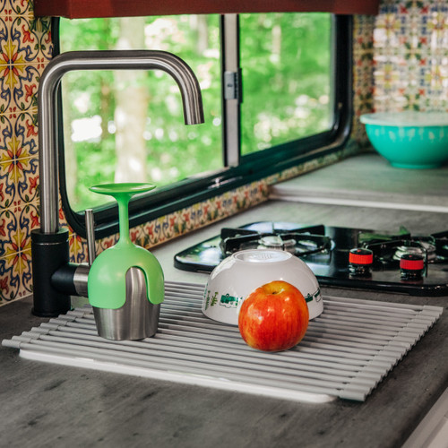 Camco Roll-Up Dish Drying Rack