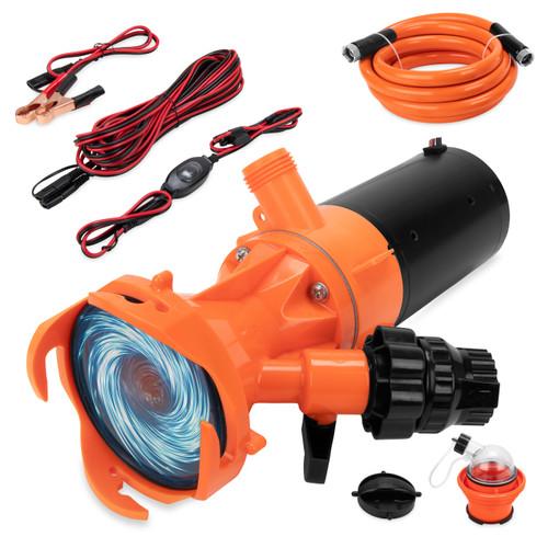 Rhino RV Sewage Macerator Pump System