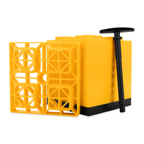 Fasten RV Leveling Blocks with T-Handle - 10 Pack