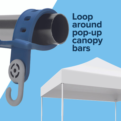 Camco Quick-Set RV Awning Party Light Hangers — 7-Pack — Securely Hangs Awning Lights for RV Canopy — Camping Essentials for Easy Outdoor Lighting (42700)