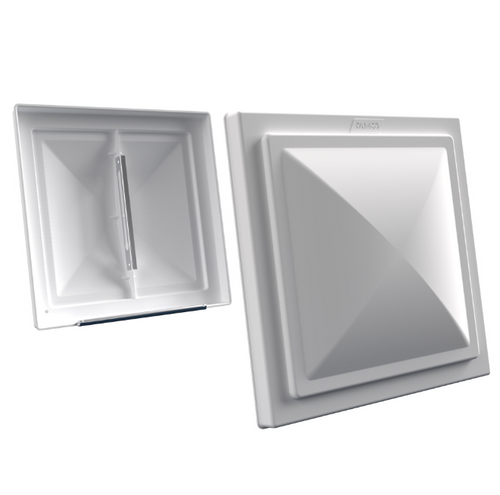 Camco Universal RV Roof Vent Replacement Kit — Fits Standard 14" x 14" Vent Openings – Works with Jensen, Ventline, and Elixir Models – Includes 3 Hardware Options (40195)