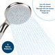 Camco RV Shower Head Kit - Brushed Nickel