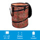 Life is Better at the Campsite Pop-Up Utility Container - Red Plaid