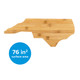 Camco Bamboo RV Cutting Board - North Carolina