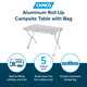 Camco Aluminum Roll-Up Campsite Table