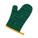 Life is Better at the CampsiteOven Mitt/Pot Holder, Green Grid