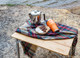 Life is Better at The Campsite 30 oz. Stainless Steel Tumbler, Orange