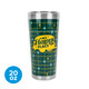 Life is Better at the Campsite 20 oz. Wrapped Tumbler, Green Grid