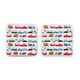 Life is Better at the Campsite Neoprene Coasters - RV Pattern