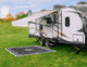 Camco XL RV Awning & Outdoor Mat - Charcoal/White