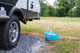 Camco RV Water Hose / Electrical Cord Storage Basket