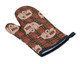 Life is Better at the Campsite Oven Mitts / Pot Holders - Red Plaid 'My Happy Place'