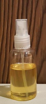 The Rejuvenating oil will be sent in a strong plastic bottle in finer spray cap. (like in this picture with 50ml of the Rejuvenating oil.) 
Large glass bottles may not be appropriate for shipment. 