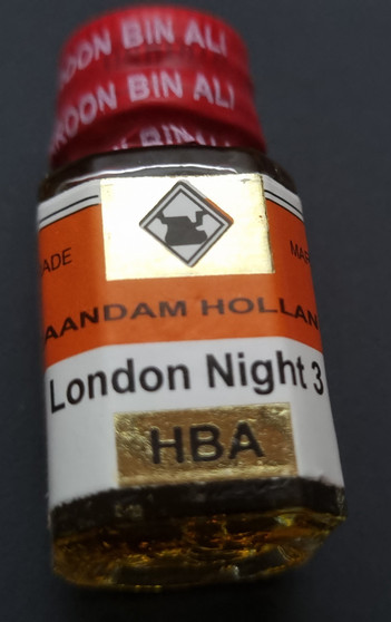 3 x London Night attar by HBA (established since 1918) 3cc each 