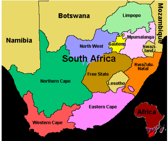 DHL to Major states /Countries in Sth Africa for weight lower than 500grams