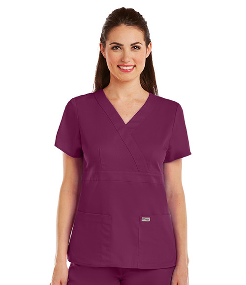 Grey's Anatomy™ by Barco® 3 Pocket Mock Wrap - Everything Uniforms