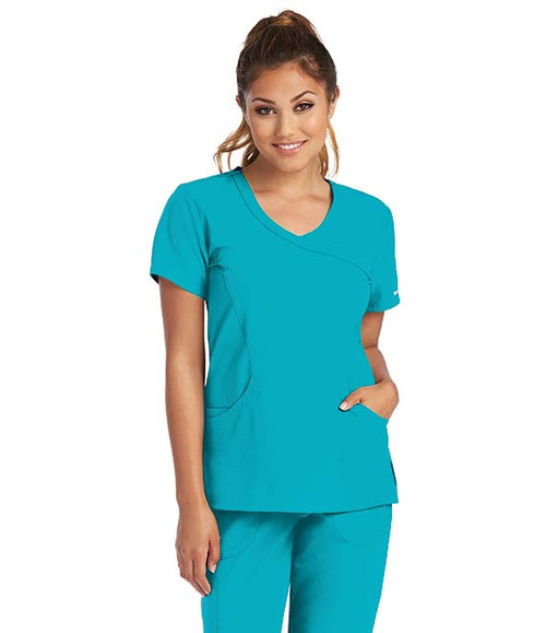 Skechers Women's 3-Pocket Vitality Top (Plus) - Just Scrubs