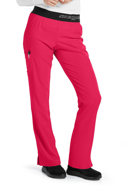 Skechers Vitality 3 Pocket Logo Waist Scrub Pants - Everything