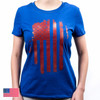 Patriot Women's Tee S/S, Mod 14 (Royal/Red)