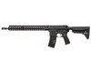 Left hand side view of the BCM® Standard 16" Mid Length ELW Complete Upper Receiver w/ KMR-A15 Handguard installed to an AR-15.