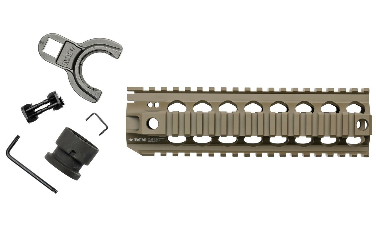 BCM® QRF-8 (Quad Rail Free Float Handguard) Flat Dark Earth