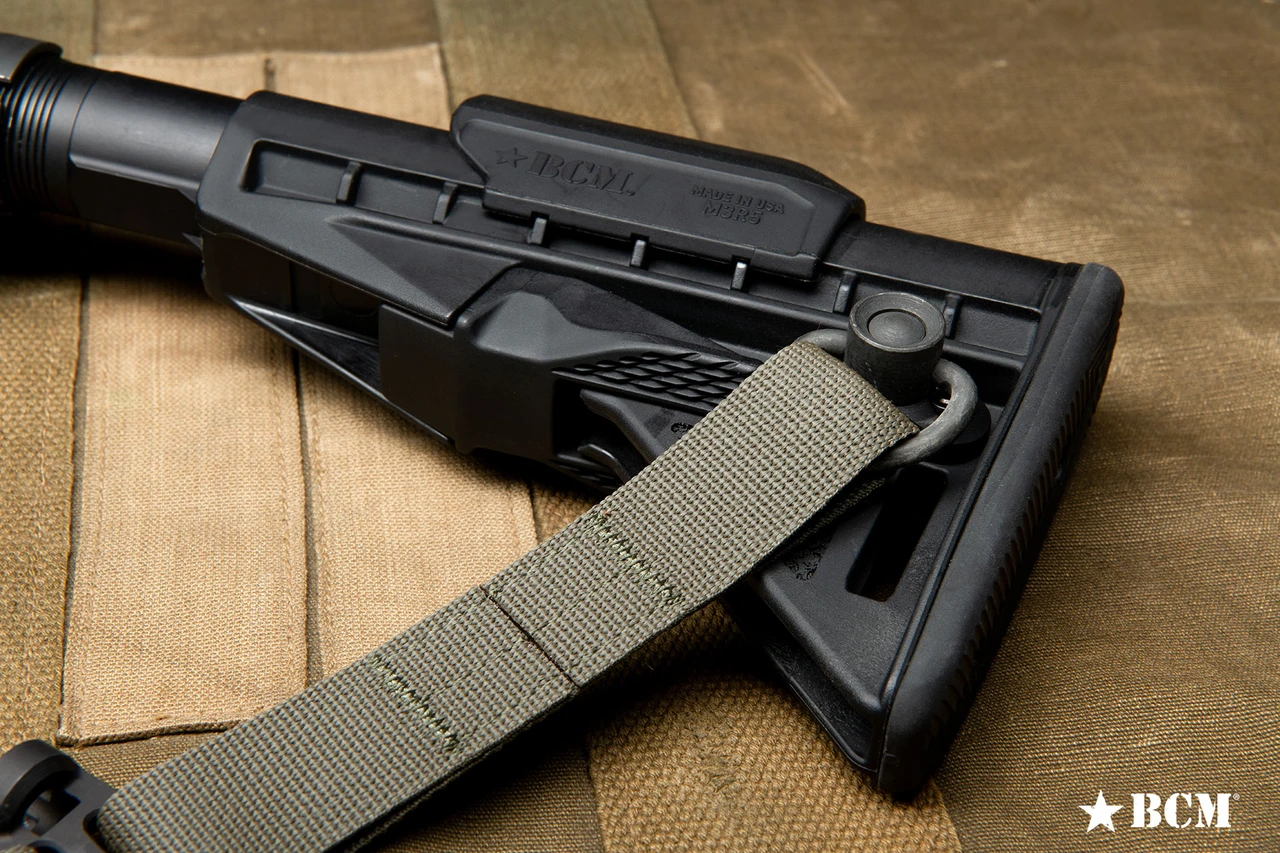 BCM® AR15 Stock Mod 3 With Stock Risers Black