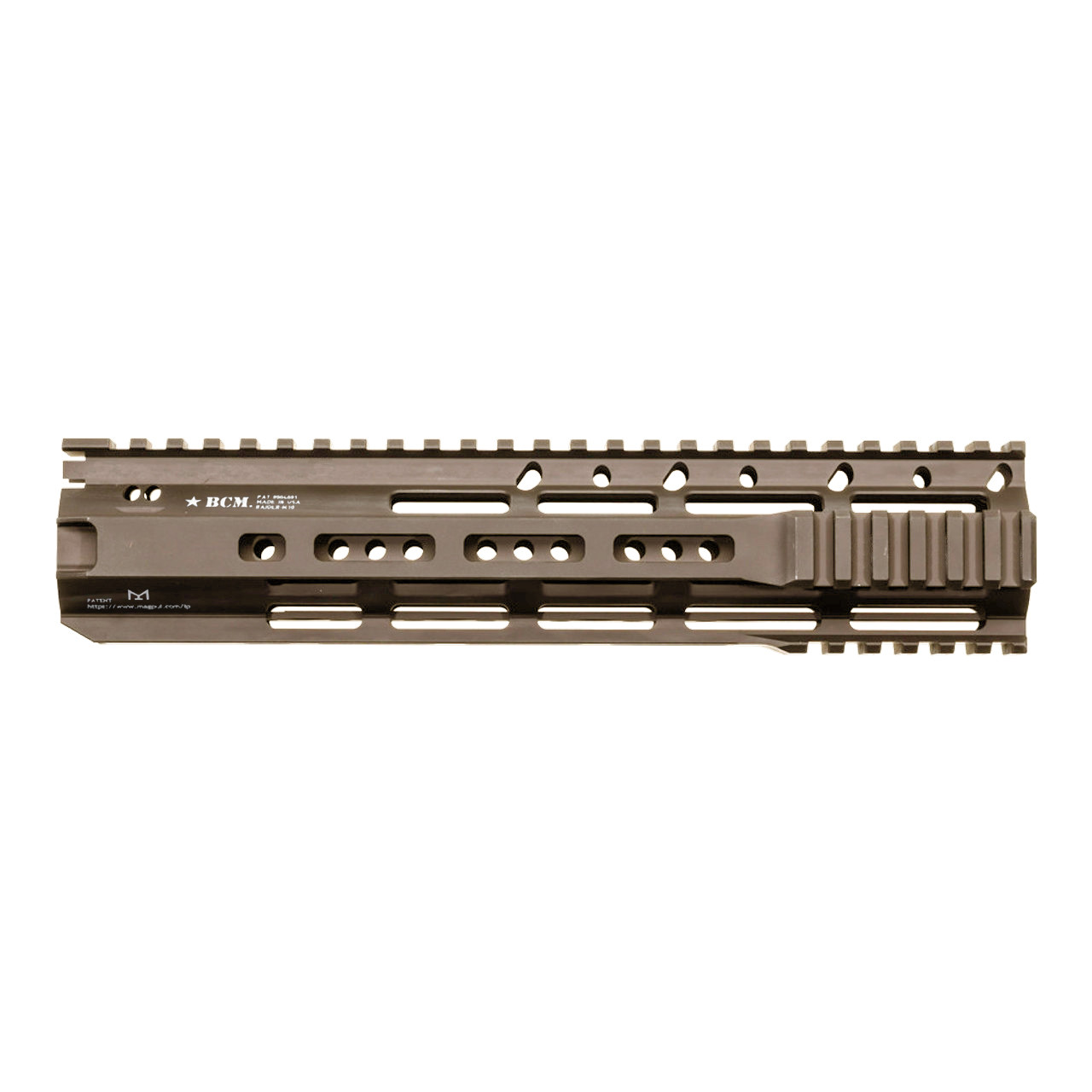 BCM® RAIDER-M10 Rail (M-LOK® compatible mounting slots*) - Flat