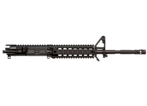 Right hand side view of the BCM® Standard 14.5" M4 (SOCOM) Complete Upper Receiver w/ QRF-7 Handguard.