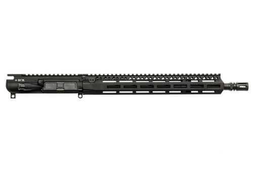 Right hand side view of the BCM® MK2 BFH 14.5" Mid Length Complete Upper Receiver w/ MCMR-13 Handguard.