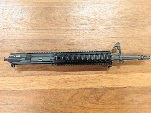 Right hand side view of the BCM® BFH 14.5" Mid Length Complete Upper Receiver w/ QRF-9 Handguard.