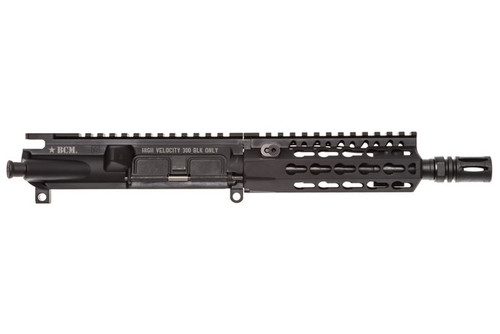 Right hand side view of the BCM® Standard 7" 300 BLACKOUT Complete Upper Receiver w/ KMR-A5 Handguard.