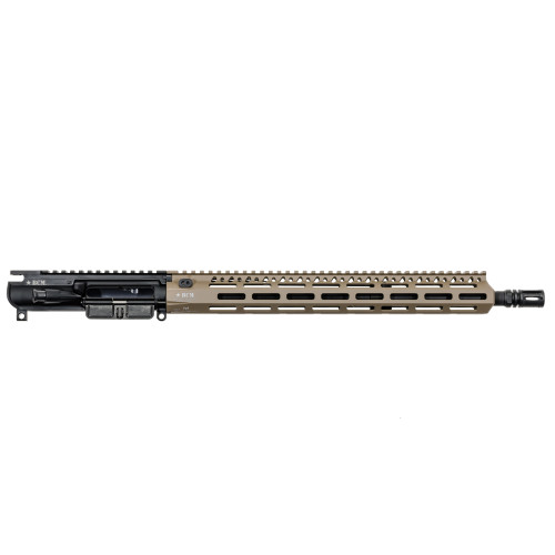 BCM® MK2 Standard BLACK 16" Mid Length Complete Upper Receiver Group w/ MCMR-15 FDE Handguard