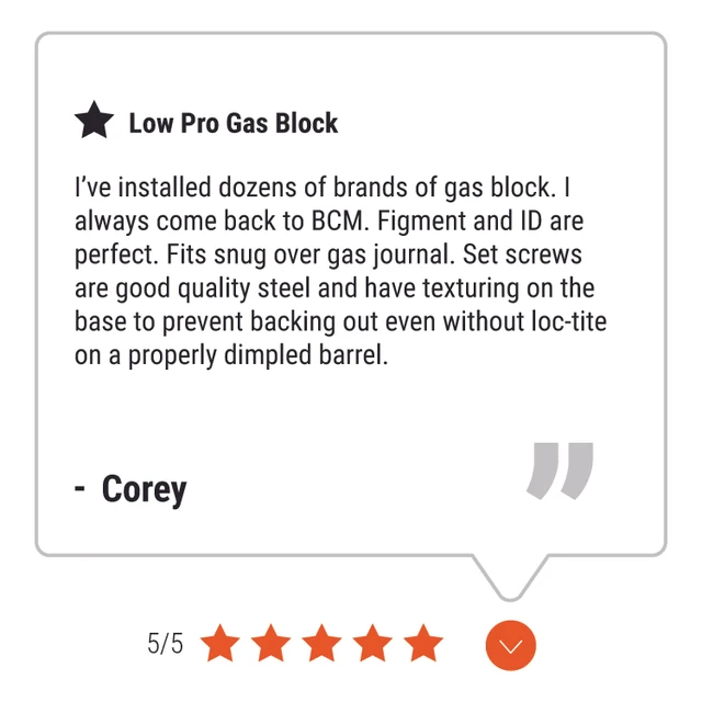 BCM® Low Profile Gas Block (.750)