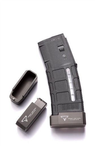 【実物】【新品】Noveske Taran Tactical Innovations ノベスキー タランタクティカル PMAG用 +5/6 Base Pad 拡張ベースパッド グレイ Gray